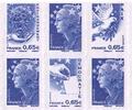 BC179/4201 - Philatélie 50 - timbres de France adhésifs - timbres de collection Yvert et Tellier - Marianne valeurs Europe 2008