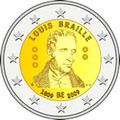 Philatélie 50 - pièce de monnaie euros 2 € - Belgique 2009