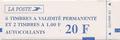 C1508 - Philatélie - Carnet de timbres à composition variable N° 1508 du catalogue Yvert et Tellier - Carnet de timbres de france de collection