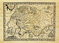 Carte régionale de l'Isle de France - Philatélie - Reproductions de cartes géographiques anciennes