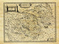 Carte régionale du Berry - Philatélie - Reproductions de cartes géographiques anciennes