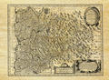 Carte régionale du Dauphiné - Philatélie - Reproductions de cartes géographiques anciennes