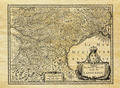 Carte régionale du Languedoc - Philatélie - Reproductions de cartes géographiques anciennes