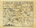 Carte régionale du Loudunois - Philatélie - Reproductions de cartes géographiques anciennes