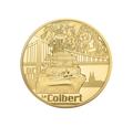 Colbert or - Philatelie - pièce de monnaie euros - Monnaie de Paris - Les grands navires français