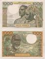Côte d'Ivoire - Pick 103Af - Billet de collection de la Banque centrale des Etats de l'Afrique de l'Ouest - Billetophilie.jpeg