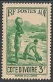 COTI129 - Philatélie - Timbre de Côte d'Ivoire N° Yvert et Tellier 129 - Timbres de colonies françaises - Timbres de collection