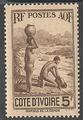 COTI130 - Philatélie - Timbre de Côte d'Ivoire N° Yvert et Tellier 130 - Timbres de colonies françaises - Timbres de collection