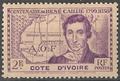 COTI142 - Philatélie - Timbre de Côte d'Ivoire N° Yvert et Tellier 142 - Timbres de colonies françaises - Timbres de collection