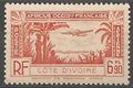 COTIPA5 - Philatélie - Timbre Poste Aérienne de Côte d'Ivoire N° Yvert et Tellier 5 - Timbres de colonies françaises - Timbres de collection