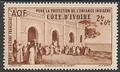 COTIPA7 - Philatélie - Timbre Poste Aérienne de Côte d'Ivoire N° Yvert et Tellier 7 - Timbres de colonies françaises - Timbres de collection