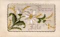CPABRO1906101 - Philatélie 50 - Carte postale ancienne brodée
