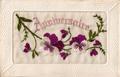 CPABRO1906103 - Philatélie 50 - Carte postale ancienne brodée