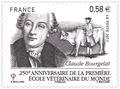 Ecole vétérinaire - Philatélie 50 - timbre de France adhésif - timbre de collection