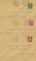 Lettres253-255 - Philatelie - lettres de France - timbres de France de collection