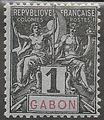 GAB16 - Philatelie - Timbre du Gabon N° Yvert et Tellier 16 - Timbres de colonies françaises - Timbres de collection