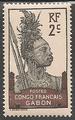GAB34 - Philatelie - Timbre du Gabon N° Yvert et Tellier 34 - Timbres de colonies françaises - Timbres de collection