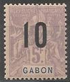 GAB78 - Philatelie - Timbre du Gabon N° Yvert et Tellier 78 - Timbres de colonies françaises - Timbres de collection