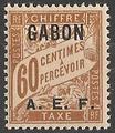 GABTAX8 - Philatelie - Timbre Taxe du Gabon N° Yvert et Tellier 8 - Timbres de colonies françaises - Timbres de collection