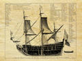 Gravure du Soleil Royal - Philatélie - Reproduction de gravures navales anciennes
