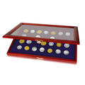 ID5902-05 - Philatélie 50 - matériel numismatique - vitrine de marque SAFE pour pièces de monnaies de collection