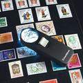 LU29LED - Philatélie 50 - loupe philatélique - marque LEUCHTTURM - timbres de collection