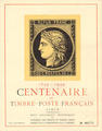 Lot 969 - Philatelie - document centenaire du timbre poste