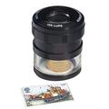 LU21 - Philatélie 50 - loupe philatélique - marque LEUCHTTURM - timbres de collection