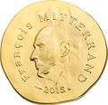 Mitterand or - Philatelie - pièce de monnaie Monnaie de Paris - De Clovis à la République