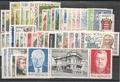 MONANNEE1987 - Philatelie - Année complète 1987 de timbres de Monaco - Timbres de Monaco