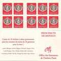MONCAR13 - Philatélie - Carnet de timbres Monaco N° Yvert et Tellier 13 - Timbres de Monaco - Timbres de collection