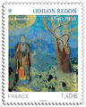 Odilon Redon - Philatélie 50 - timbre de France adhésif - timbre de collection