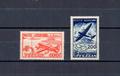 PA4-5 - Philatélie - timbre Poste Aérienne du Fezzan N° Yvert et Tellier 4 à 5 - timbres de colonies françaises - timbres de collection