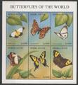 PAPSL2487-2492 - Philatélie - Timbres de Sierra Leone sur les papillons N°YT 2487 à 2492 - Timbres sur les papillons - Timbres animaux