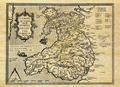 Pays de Galles - Philatélie - Reproduction de cartes géographiques anciennes