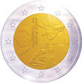 Pièce 2 € Pays Bas 2011 - Philatélie 50 - pièce de monnaie de 2 € commémorative des Pays Bas 2011 - pièce de monnaie de collection