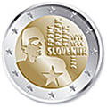 Pièce 2 € Slovénie 2011 - Philatélie 50 - pièces de monnaies euros de Slovénie - pièces de monnaies euros de collection