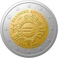 pièce 2€ GRECE 10ème anniversaire 2012