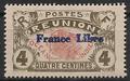 REU187 - Philatélie - Timbres de la Réunion N° Yvert et Tellier 187 charnière - Timbres de colonies françaises