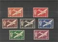 REU28/34 - Philatélie - Timbres poste aérienne de la Réunion N°Yvert et Tellier 28 à 34 - timbres de colonies françaises - timbres de collection