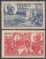 RF607-608 - Philatélie - Timbres de France N° Yvert et Tellier 607 à 608 - Timbres de collection