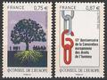 RFS146-147 - Philatélie - Timbres de France Service n° Yvert et Tellier 146 à 147 - Timbres de collection