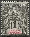 SEN8 - Philatelie - Timbre du Sénégal N° Yvert et Tellier 8 - Timbres de colonies françaises