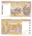 Sénégal - Pick 711Kl - Billet de collection de la Banque centrale des Etats de l'Afrique de l'Ouest - Billetophilie.jpeg
