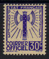 Service 2 - Philatelie - timbre de France Service - serie Francisque