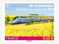TGV - Philatélie 50 - timbre de France autoadhésif de collectionaut