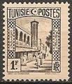 TUN174 - Philatelie - Timbre de Tunisie N° Yvert et Tellier 174 - Timbres de colonies françaises