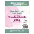 YT110024 - Philatélie - Assortiment pochettes FS-FO pour timbres de France 2ème semestre 2016 autoadhésifs - Timbres de collection