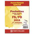 YT23711 - Philatélie - Assortiment pochettes FS-FO pour timbres de France 2ème semestre 2016 - Timbres de collection
