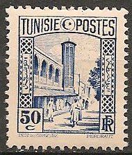 TUN171 - Philatelie - Timbre de Tunisie N° Yvert et Tellier 171 - Timbres de colonies françaises